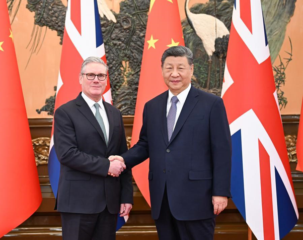 China, Britain agree to develop long-term, consistent comprehensive strategic partnership in Xi-Starmer meeting img