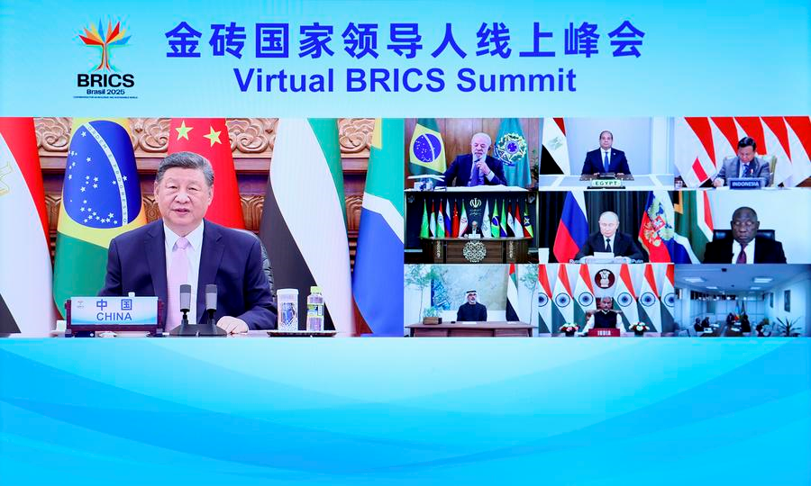 Xi makes three proposals at virtual BRICS Summit to cement solidarity, advance cooperation img