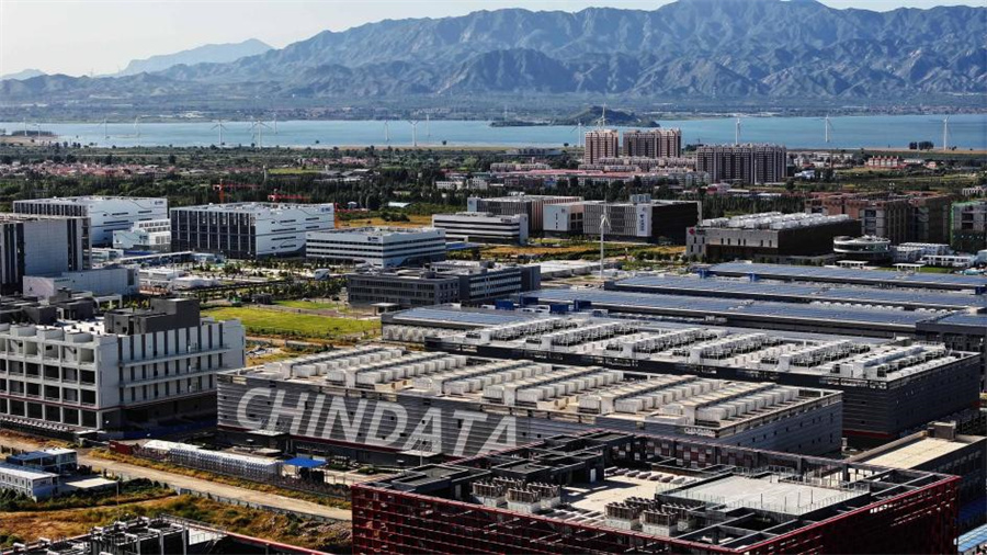 Photo shows a big data industrial park in Zhangjiakou, north China's Hebei province. [Photo/Chen Xiaodong]